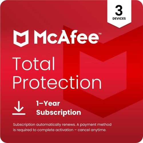McAfee Total Protection 2026 – 3 Devices, 1 Year